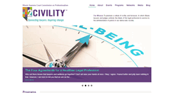 Desktop Screenshot of 2civility.org