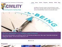 Tablet Screenshot of 2civility.org